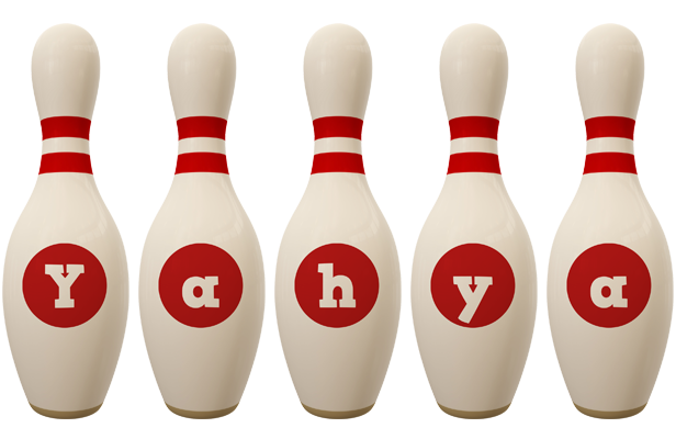 Yahya bowling-pin logo