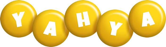 Yahya candy-yellow logo