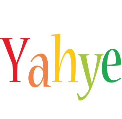 Yahye birthday logo