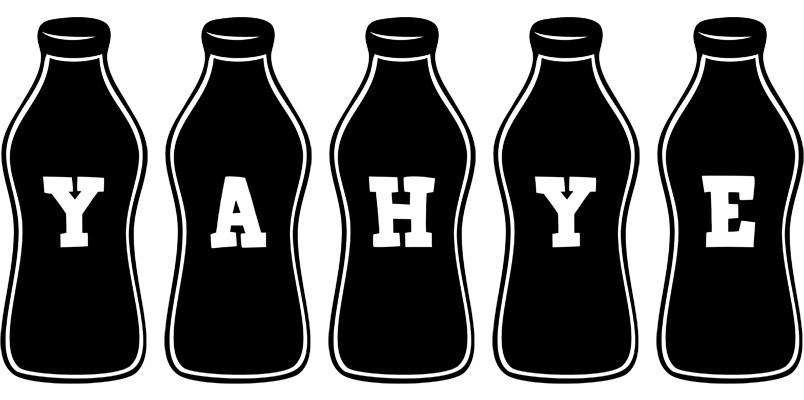 Yahye bottle logo