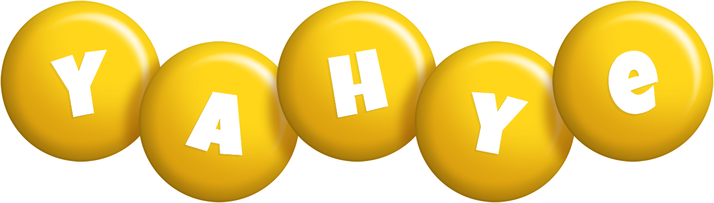 Yahye candy-yellow logo