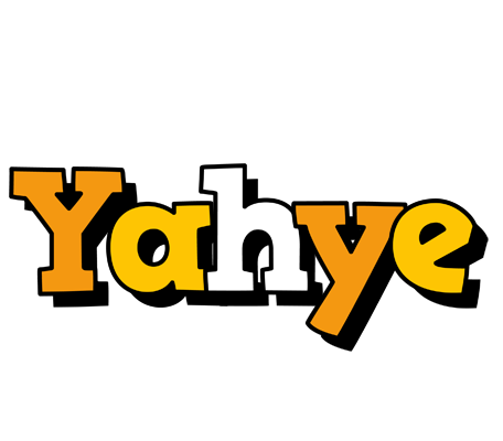 Yahye cartoon logo
