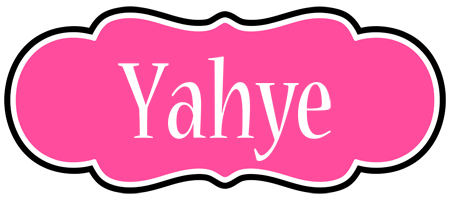 Yahye invitation logo