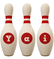 Yai bowling-pin logo