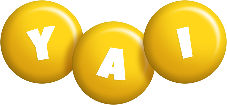 Yai candy-yellow logo