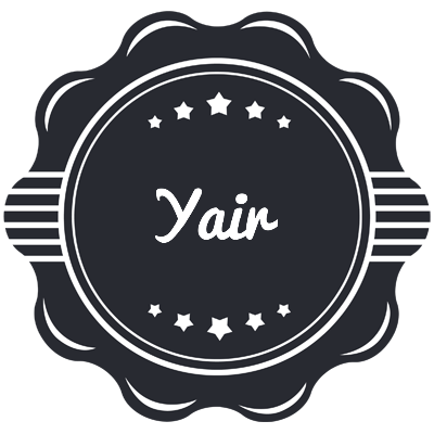 Yair badge logo