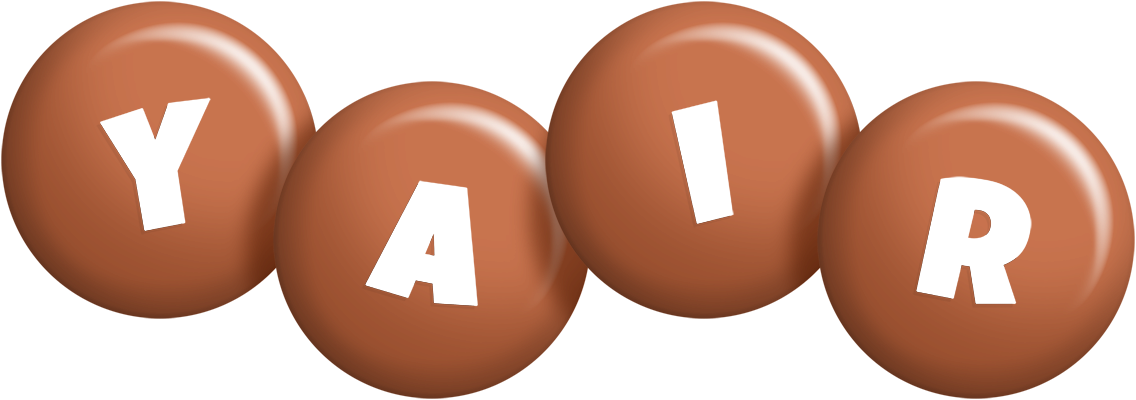 Yair candy-brown logo