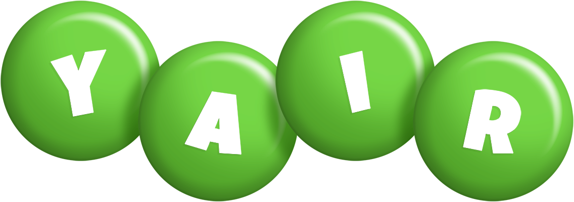 Yair candy-green logo