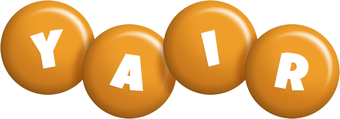Yair candy-orange logo