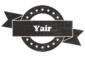 Yair grunge logo