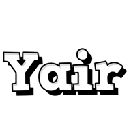 Yair snowing logo