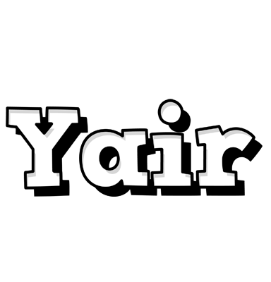 Yair snowing logo