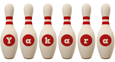 Yakara bowling-pin logo