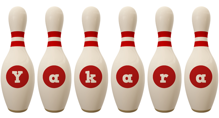 Yakara bowling-pin logo