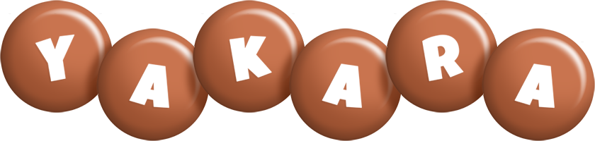 Yakara candy-brown logo