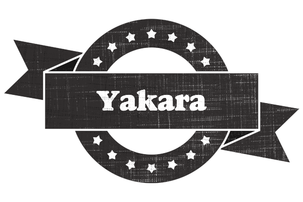 Yakara grunge logo