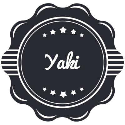 Yaki badge logo