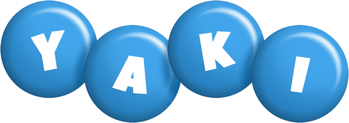 Yaki candy-blue logo