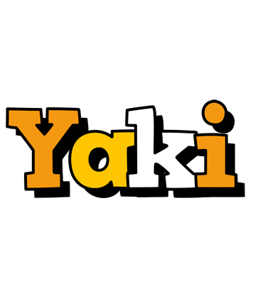 Yaki cartoon logo