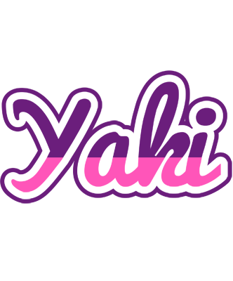 Yaki cheerful logo