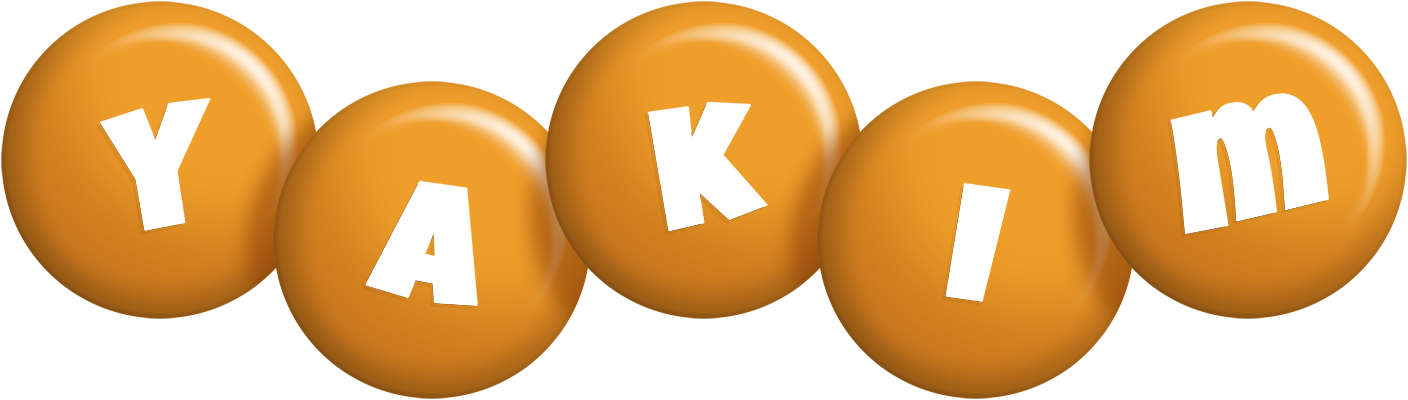 Yakim candy-orange logo