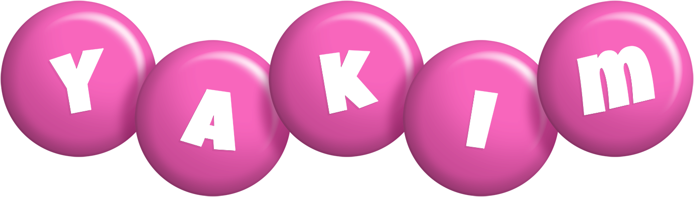 Yakim candy-pink logo