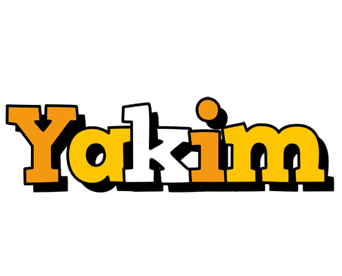 Yakim cartoon logo