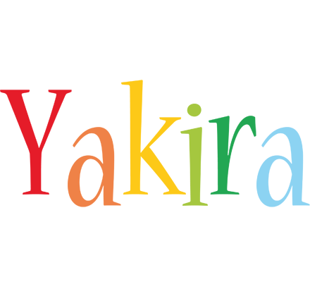 Yakira birthday logo