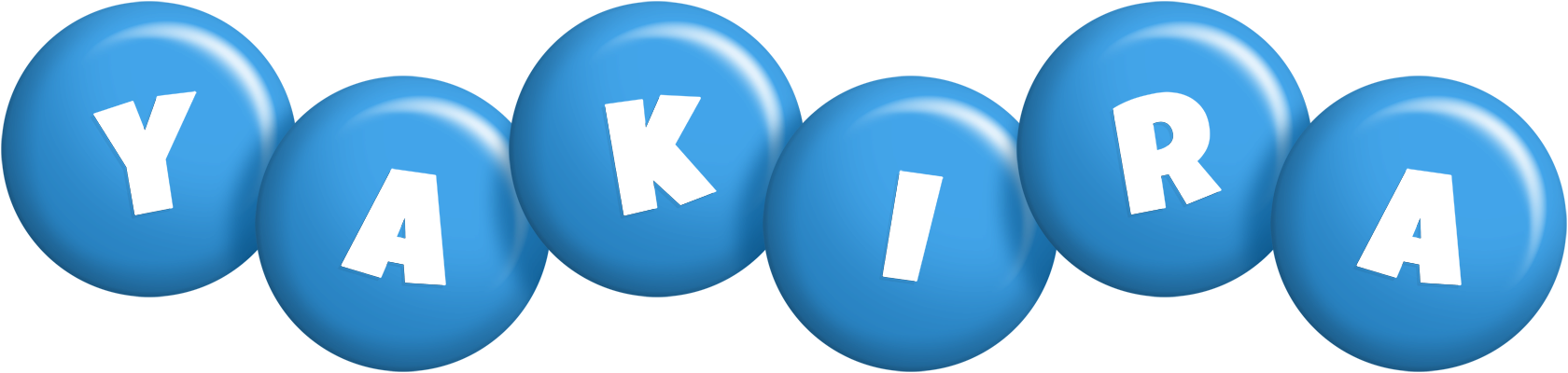 Yakira candy-blue logo