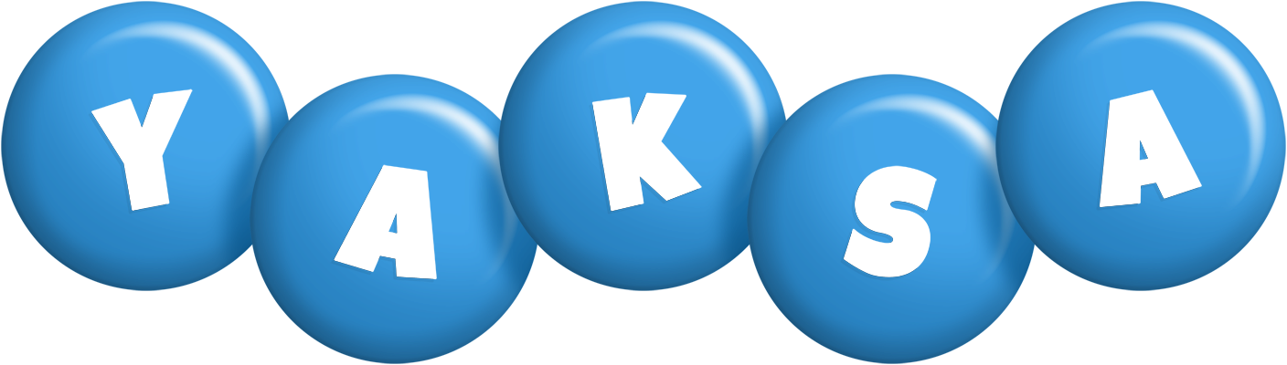 Yaksa candy-blue logo