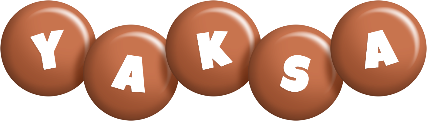 Yaksa candy-brown logo