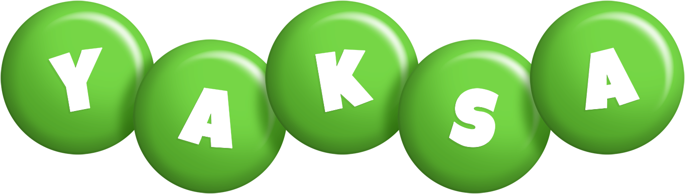 Yaksa candy-green logo