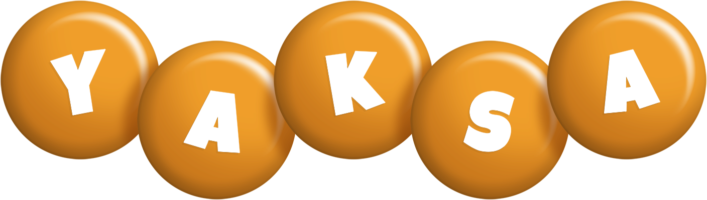 Yaksa candy-orange logo