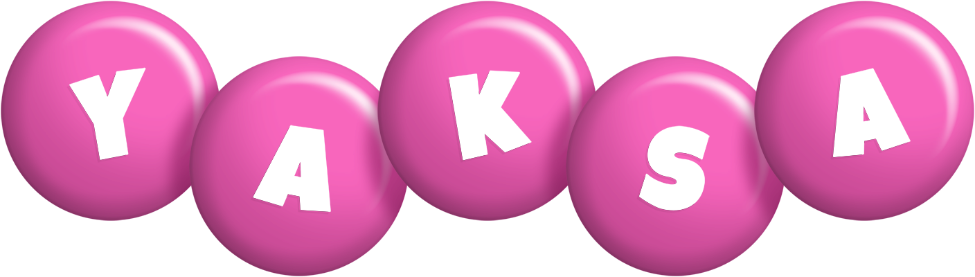 Yaksa candy-pink logo