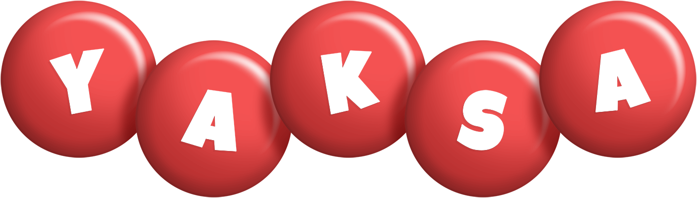 Yaksa candy-red logo