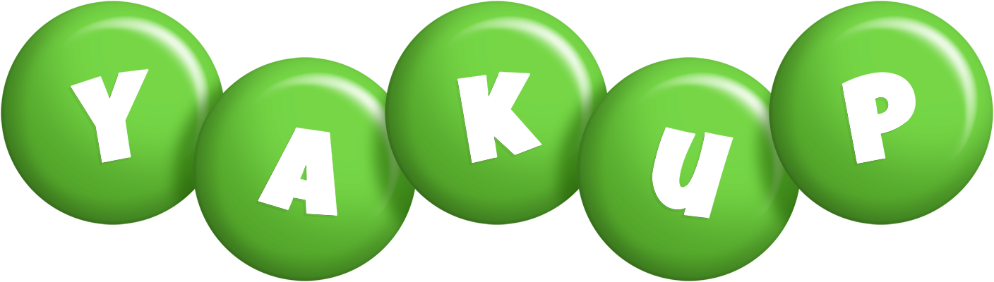 Yakup candy-green logo
