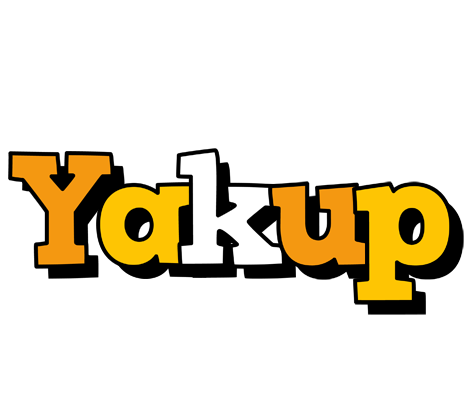 Yakup cartoon logo