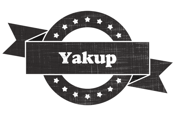 Yakup grunge logo
