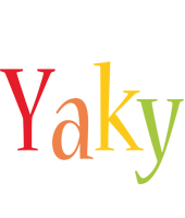 Yaky birthday logo