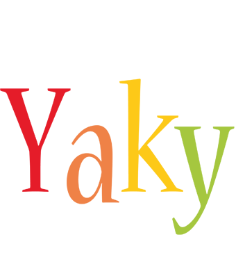 Yaky birthday logo