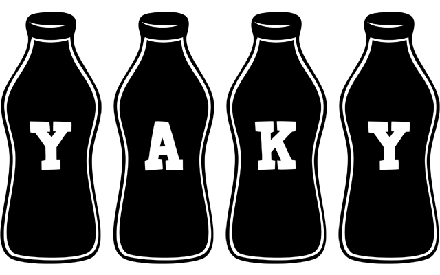 Yaky bottle logo