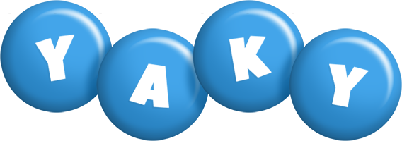 Yaky candy-blue logo