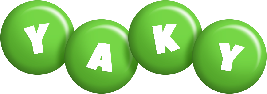 Yaky candy-green logo