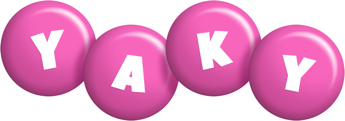Yaky candy-pink logo