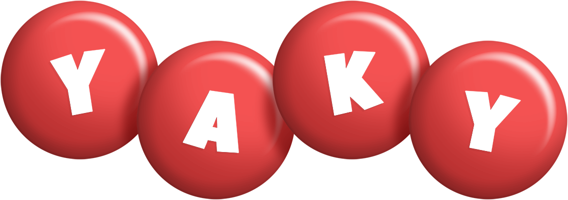 Yaky candy-red logo