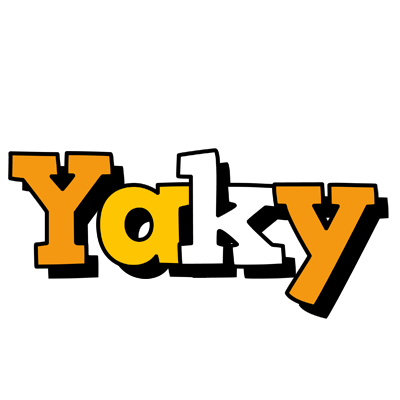 Yaky cartoon logo