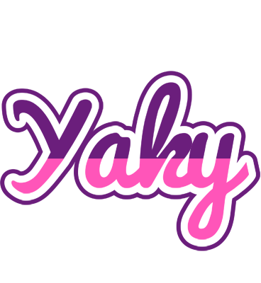 Yaky cheerful logo
