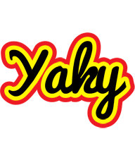 Yaky flaming logo