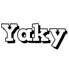 Yaky snowing logo