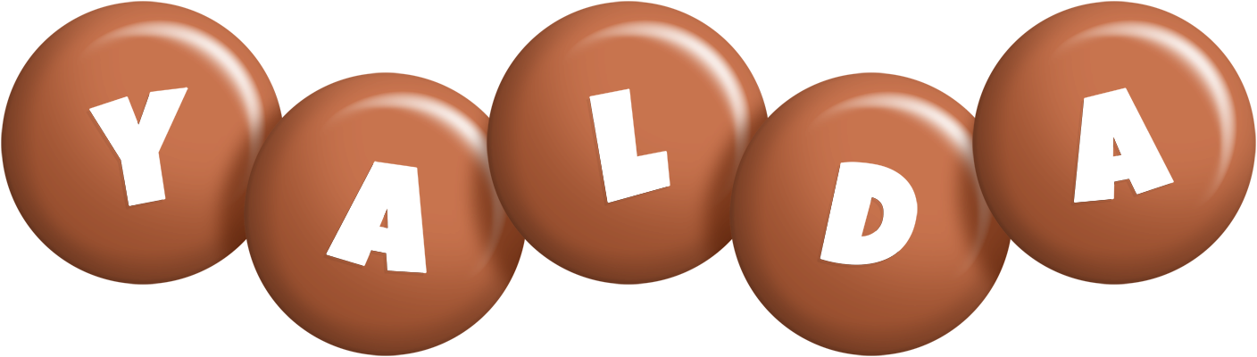 Yalda candy-brown logo